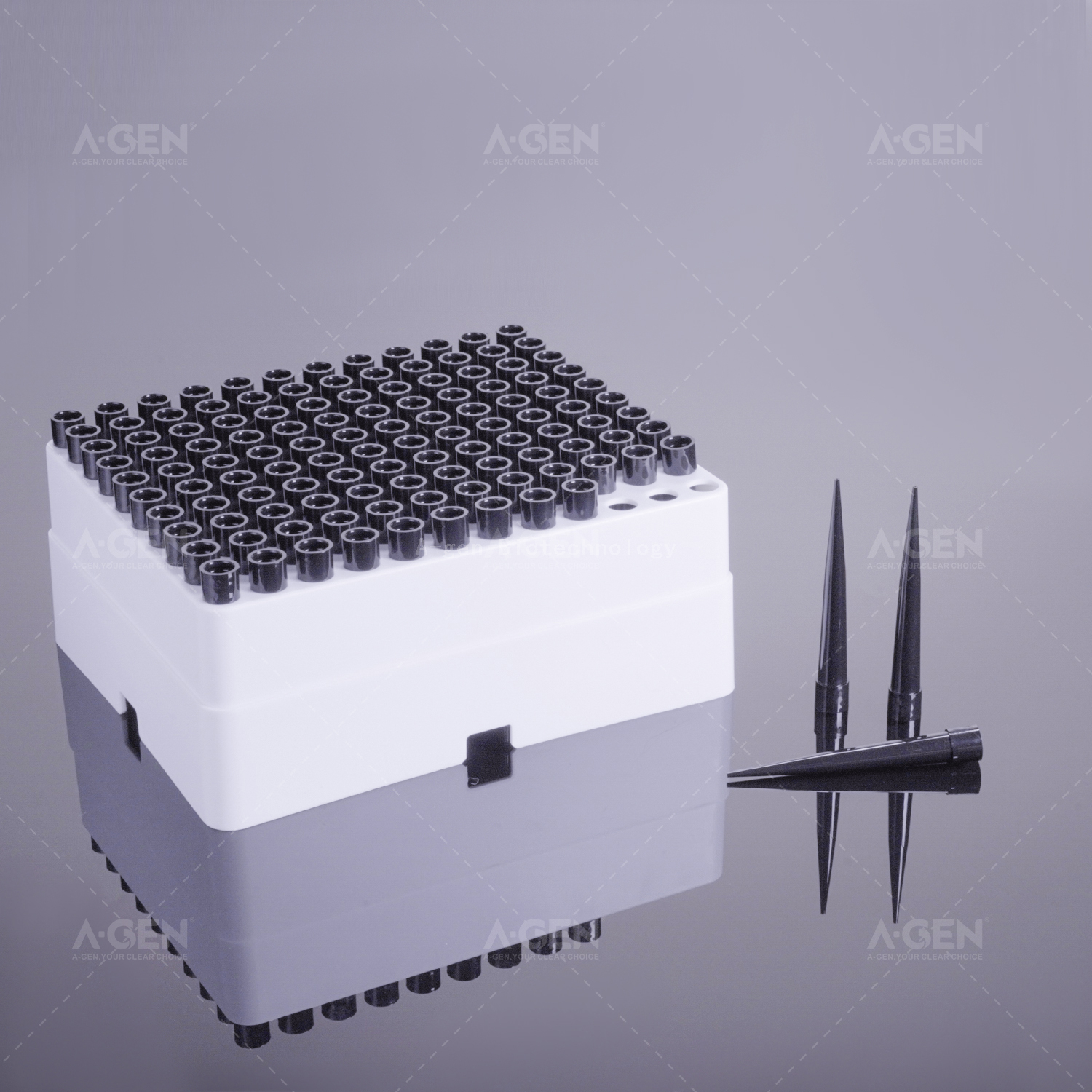A-gen 高兼容性 200ul 移液器检测吸头 导电吸头适用于罗氏 Cobas E411