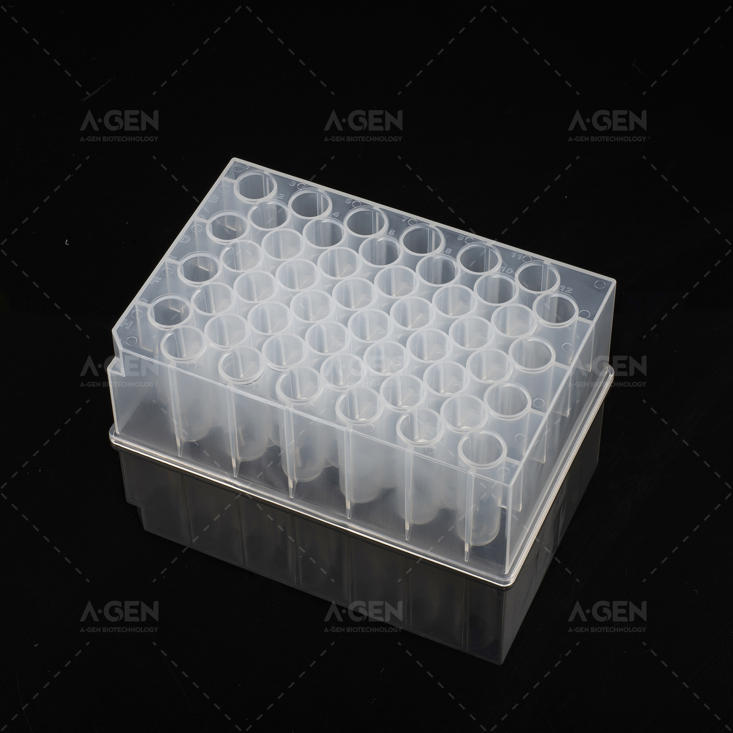 48圆孔U底板（3.5ml）P-3.5-RD-48，不规则排列