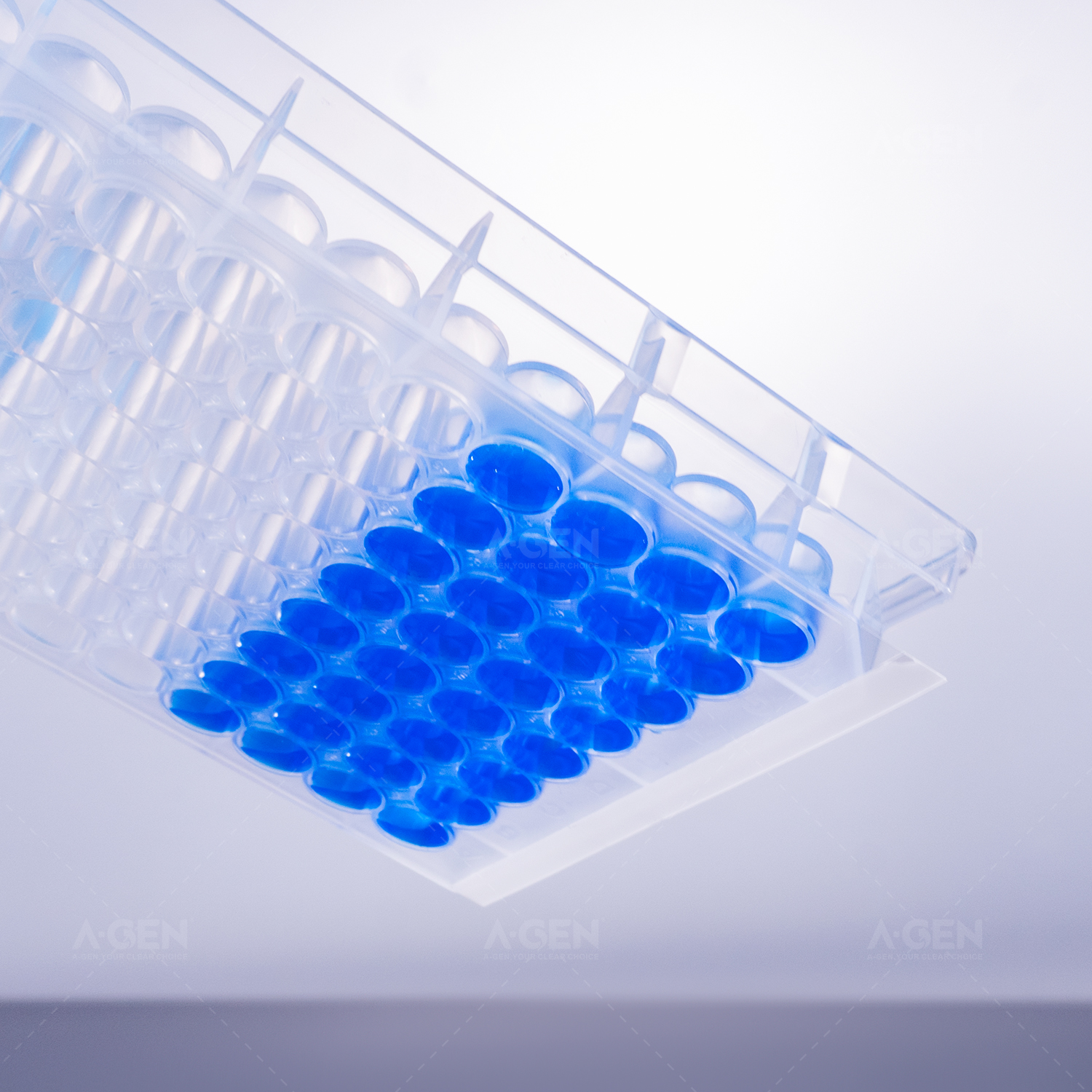 PCR板96孔圆孔硅胶片